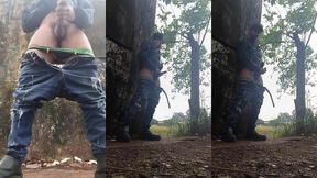 batendo uma pra aliviar antes de ir trabalhar