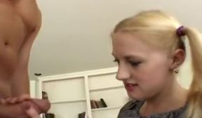 Blonde Teen Bonnie Heart Anal Casting