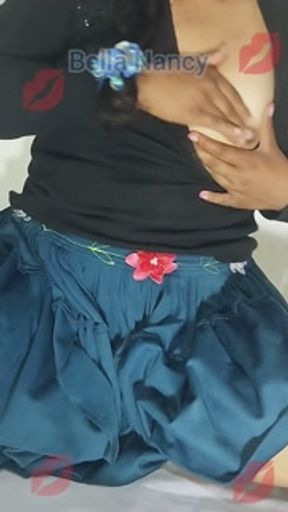 She loves to touch herself this beautiful Cholita