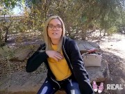 Real Teens - nerdy teen Katie Kush pov sex
