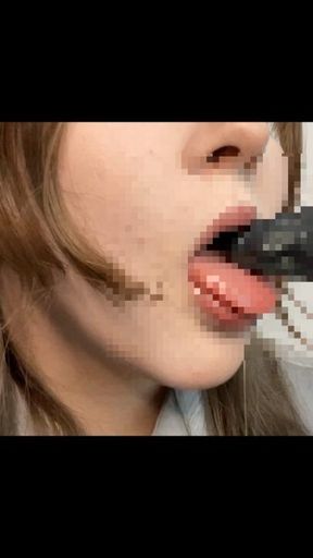 Monstercock got my small mouth drooling,, Full session censored