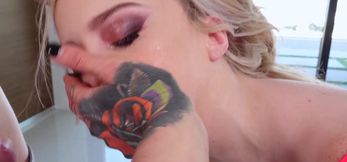 Lexi Lore Facefucked & Anal Pounded Before Facial