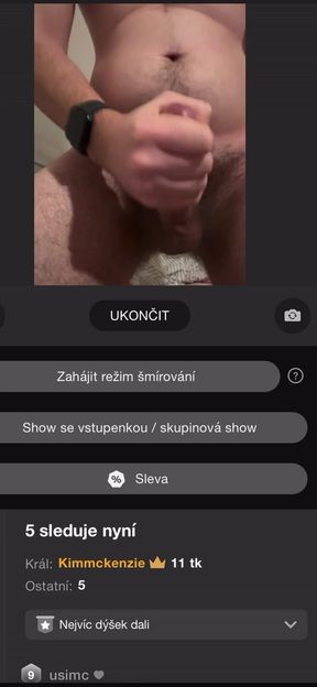 My Masturbation and Big Cum on Stream on Strip Chat