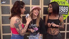 Intense competition between Argentina and Colombia - Emma Fiore, Blaze Rager, and Dani Ortiz in the best XXX porn!