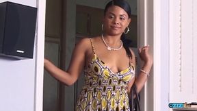 Curious Encounter: When Her Ebony Friend Steals the Spotlight in That Dress!