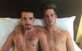 Insolent lads pose hot when they suck cock and have loud anal sex