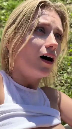 PICKUP CLUB - Skinny beauty Lilli Bossom outdoor sex   Clip 2
