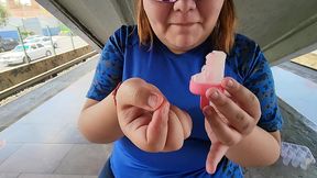 sit on my face, eat my ass, make a popsicle with the cum and eat it in the subway