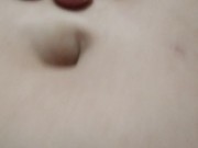 Just playing with my bellybutton and makes me wet