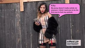 Tiny Whore Carrera Gobbles Gozzing′s Massive Prick Unprotected!