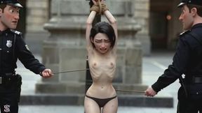 Skinny Stripped Activist Receives Harsh Caning In Public