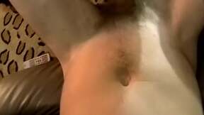 Black amateur slobbers on big white meat & rims his man