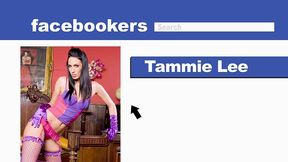 tammie lee wants cock so bad she pulls her panties aside for fast access