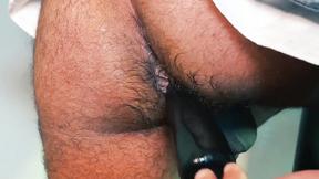”Sensual self ass pumping & dick jacking by bushy Nichola Bardem”