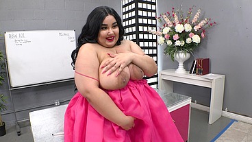 Thick and Busty Teacher Chloe Klein Massturbates Before Class Starts JM1274