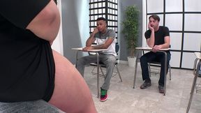 chubby teacher chloe klein gets fucked by her black and white students jm1275