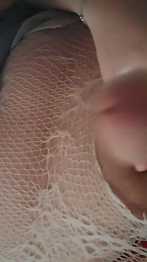Big Lipped Trans Girl Rubs Her Cock