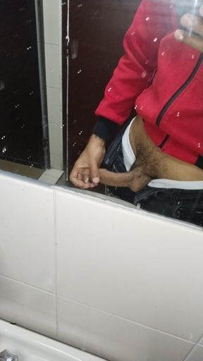 Masturbating at work