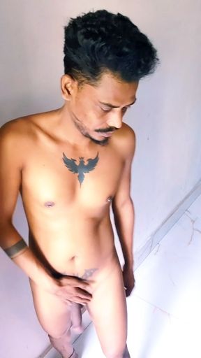 Briefs pulled down stroking my hard cock   Clip 1
