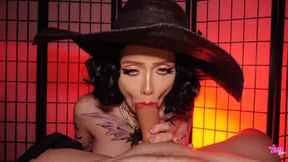 Futanari - animatie Dimitrescu Punishes You