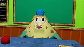 SpongeBob Patrick Seduce Mrs. Puff in Hot Nautical School Fantasy