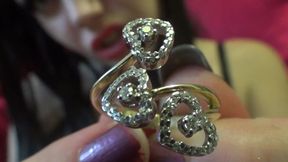 I love to spend your money on golden jewerly!!!!