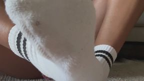 White Sock Sniffing Quickie JOI