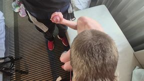 Alt Slut Has One Cock in Each Hand - Blowjob & Deepthroat