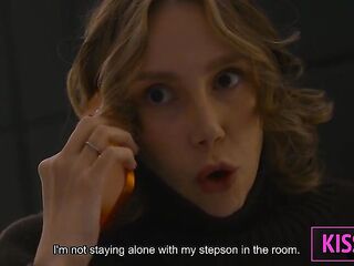 What Happens When Sexually excited Step Mom Shares Hotel Bed with Step Son All Night?