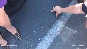 Amg feet smelling slave