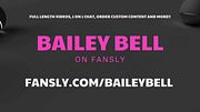 Ball Sucking Bra Slut Jerks and Eats His Load | Bailey Bell | Cumslut | Raw Sex | No Condom | Real Couple | Fansly