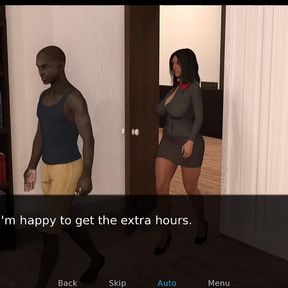 Project hot wife - Touching my boobs in the office