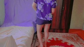 Hot Sissy Moving Hips Slowly To Tempt Everyone Watching