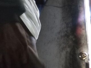 Roommate watching thru the crack