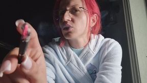 Late Night Balcony Smoking – You’re Addicted to Watching