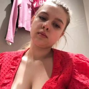 Crazy anal fuck in changing room