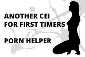 AUDIO ONLY - Another CEI first timer with porn assist