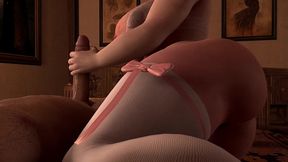 sex with mature asian milf just before bed time - 3d porn
