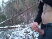 Forest jerking in Kanadaskogen (Bergen, Norway) mid winter