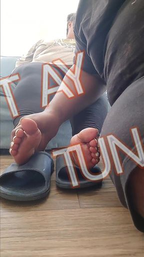 Goddness Bee's Pressure Lazy Footjob N Toejob 4K HD