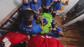 360 BTS Cheerleaders vs Football Team Gangbang