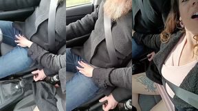 samedi j etais de mariage. en voiture avec le temoin, j ai pas pu m empecher ...