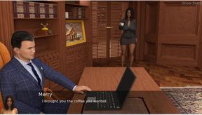 Project Hotwife - Gameplay - Roleplay - Office Wife Shows Her Assets