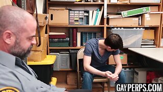 Sexy teen thief sprays warm jizz while being condomless pounded