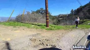 Threesome Adventure with Two Attractive Blondes in a Public Setting
