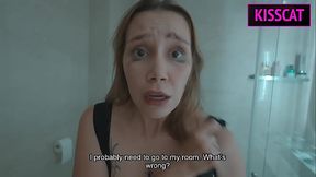 Step son fucks Step mom in Share bed After Husband&rsquo_s Betrayal &mdash_ Will a Late Night End in Taboo Creampie?!