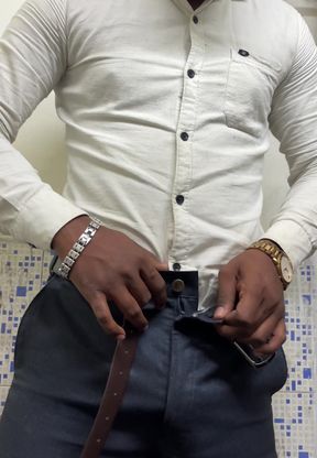 Indian boy remove pants to show cock 💦