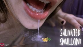 Salivated Swallowing! Ft Ziva Fey - HD MP4 1080p Format