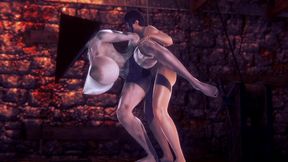 pyramid head woman gets fucked hard - silent hill hentai parody