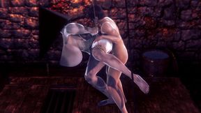 pyramid head woman gets fucked hard - silent hill hentai parody